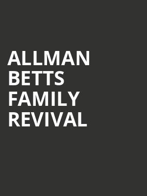 Allman Betts Family Revival, Charleston Music Hall, North Charleston