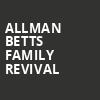 Allman Betts Family Revival, Charleston Music Hall, North Charleston