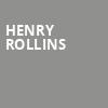 Henry Rollins, Charleston Music Hall, North Charleston